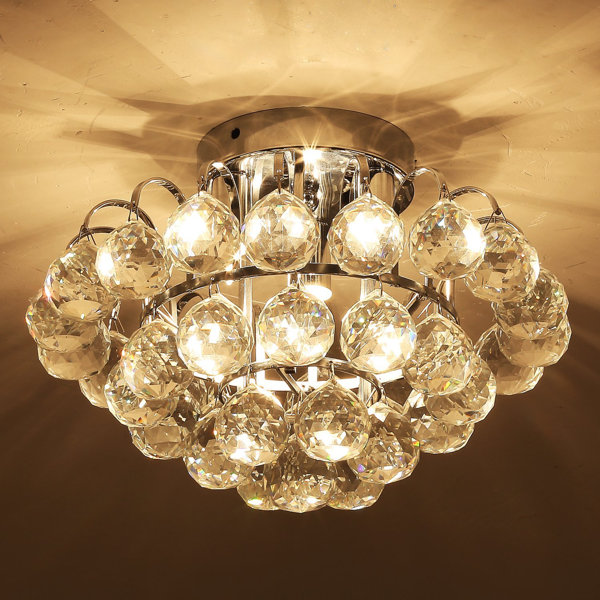 Rosdorf Park Brussels 3Light Flush Mount & Reviews Wayfair.co.uk